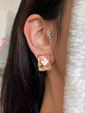 گوشواره میناکاری طرح کلاسیک fashion jewelery