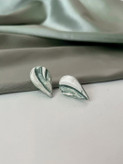 گوشواره دستساز طرح اشک _ کد04