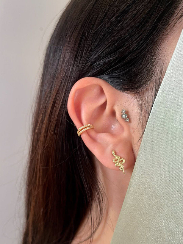 ایرکاف برندfashion jewellery _ بدون نیاز به سوراخ کردن گوش